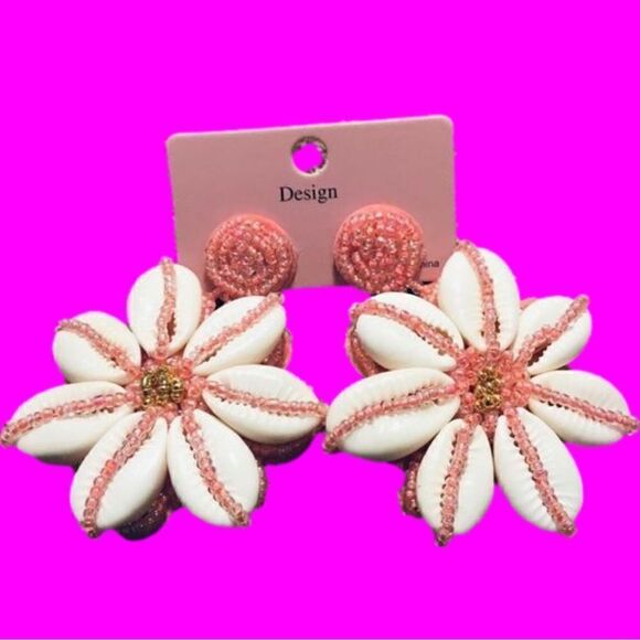 BOHEMIAN BEACH TASSEL OVERSIZE FASHION EARRINGS - Picture 1 of 7